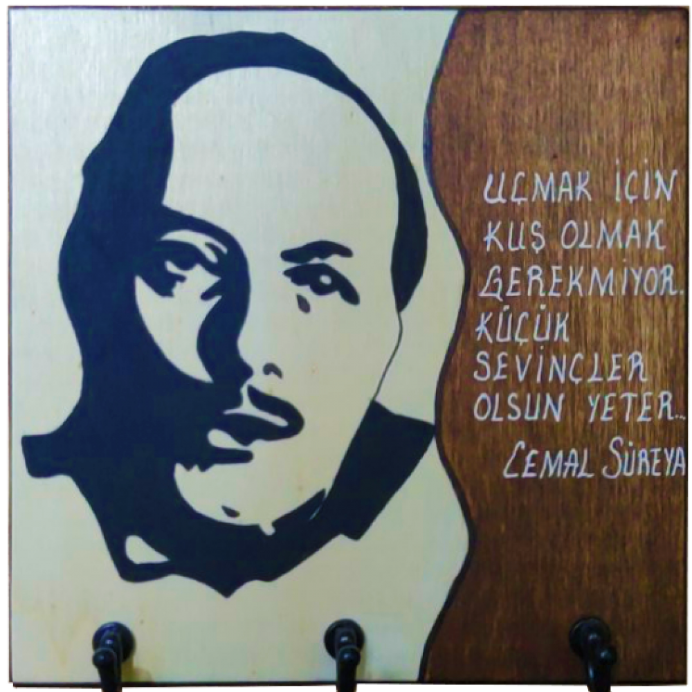 Ahşap Anahtar Askısı Model 3